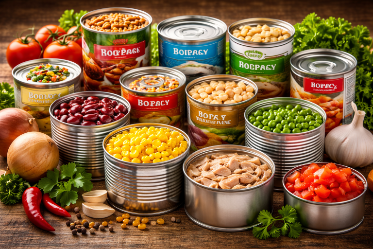 Canned Food Products 768x512