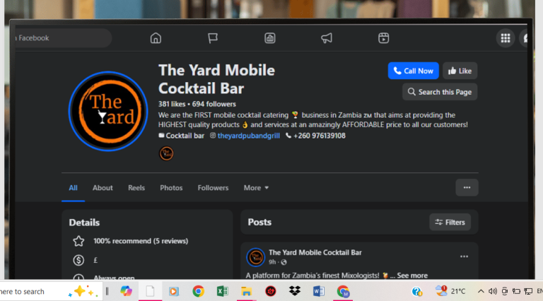 Mock up Facebook homepage 768x426